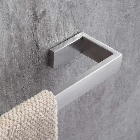 Fapully 23-6 inch towel bar provides ample towel storage.