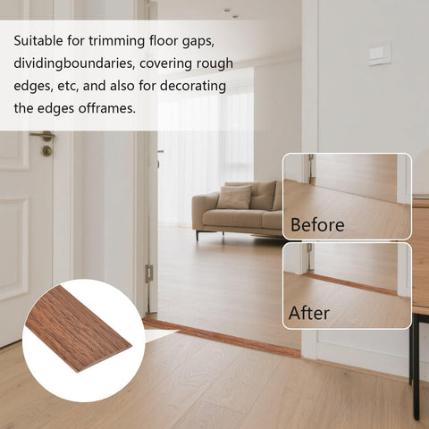 Farady doorway floor edge strip hides seams and creates a clean doorway transition.