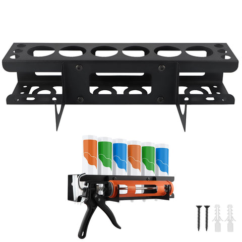 Fardtry caulking gun holder wall mount keeps gun within easy reach