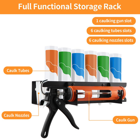 Fardtry work van mount keeps essential caulking tools secure on the go