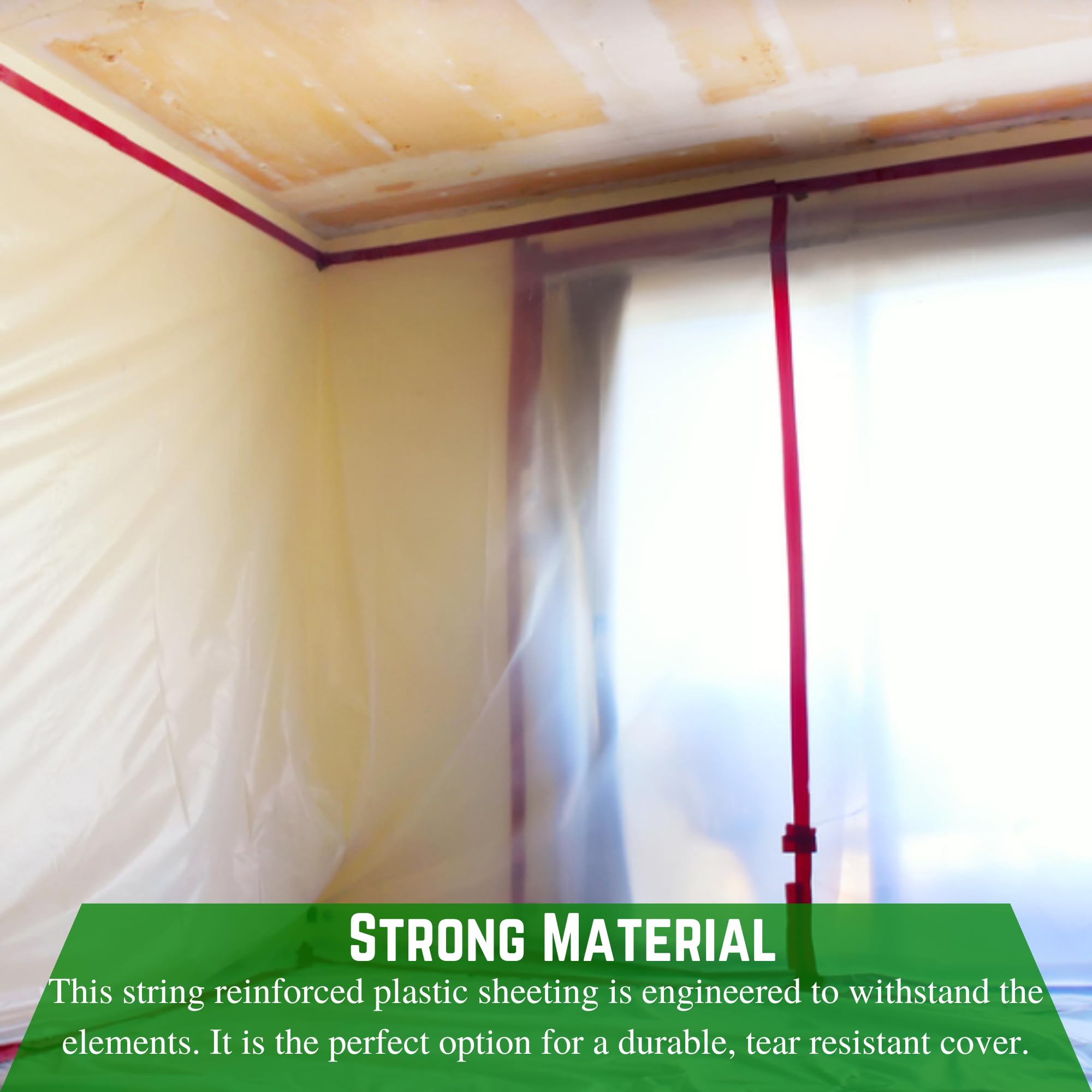 Dura Skrim 20x100 roll enables large-area coverings for big projects.