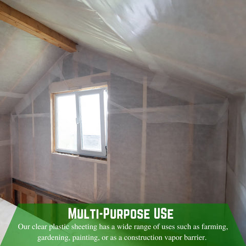 Farm Plastic Supply LDPE roll withstands rain and wind for versatile use.