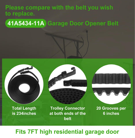 FARMAN drive belt assembly with trolley connector for easy replacement