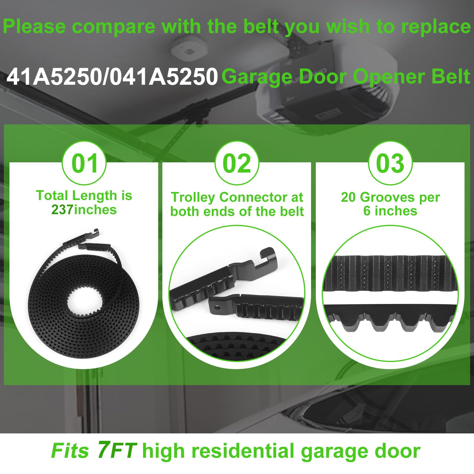 FARMAN belt compatibility with Chamberlain and LiftMaster openers