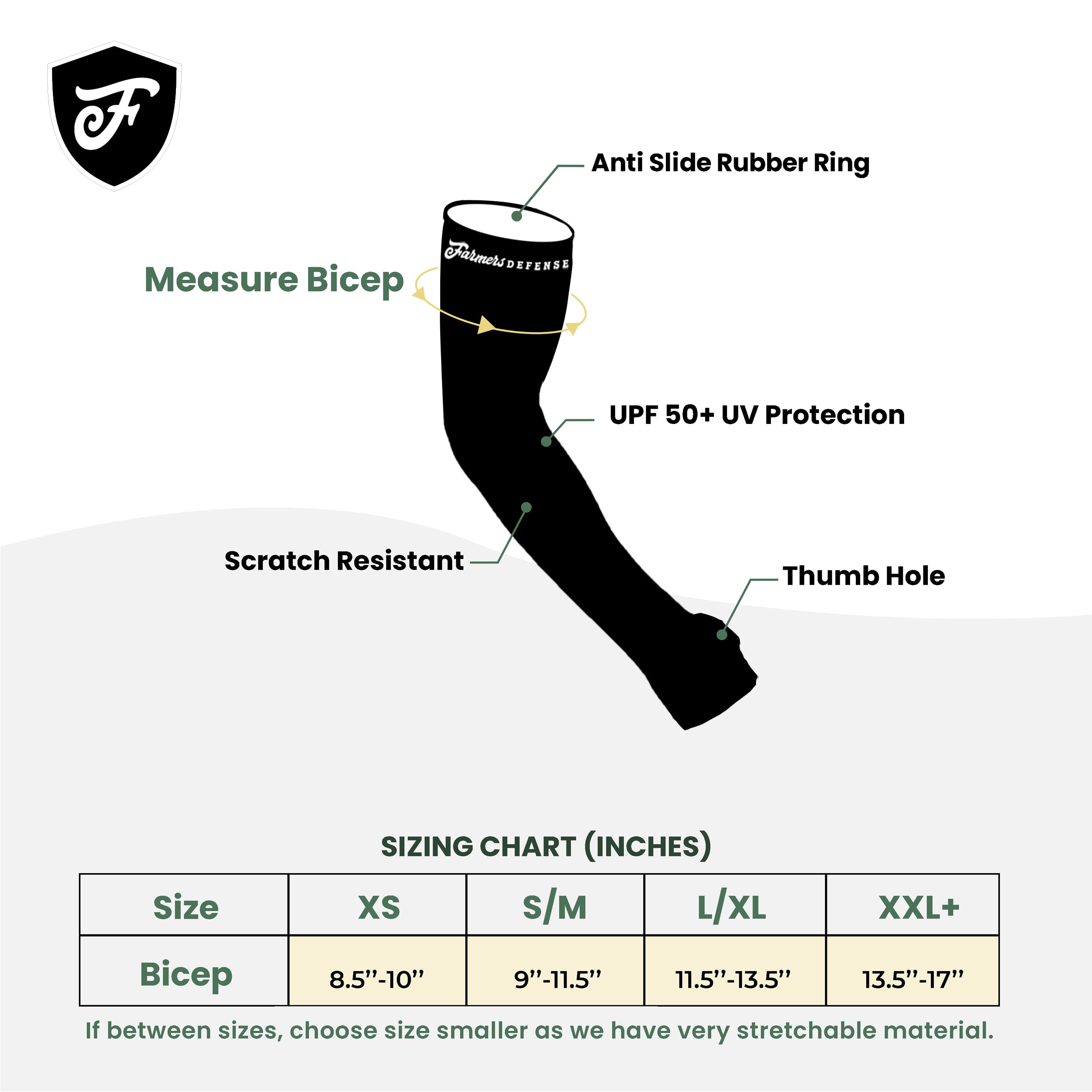 FARMER'S DEFENSE Monarch sleeves guard skin from scrapes