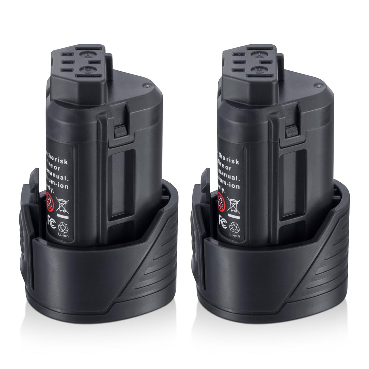 Farmice 12V 3.0Ah Li-ion battery shown alone, designed for extended cordless use.