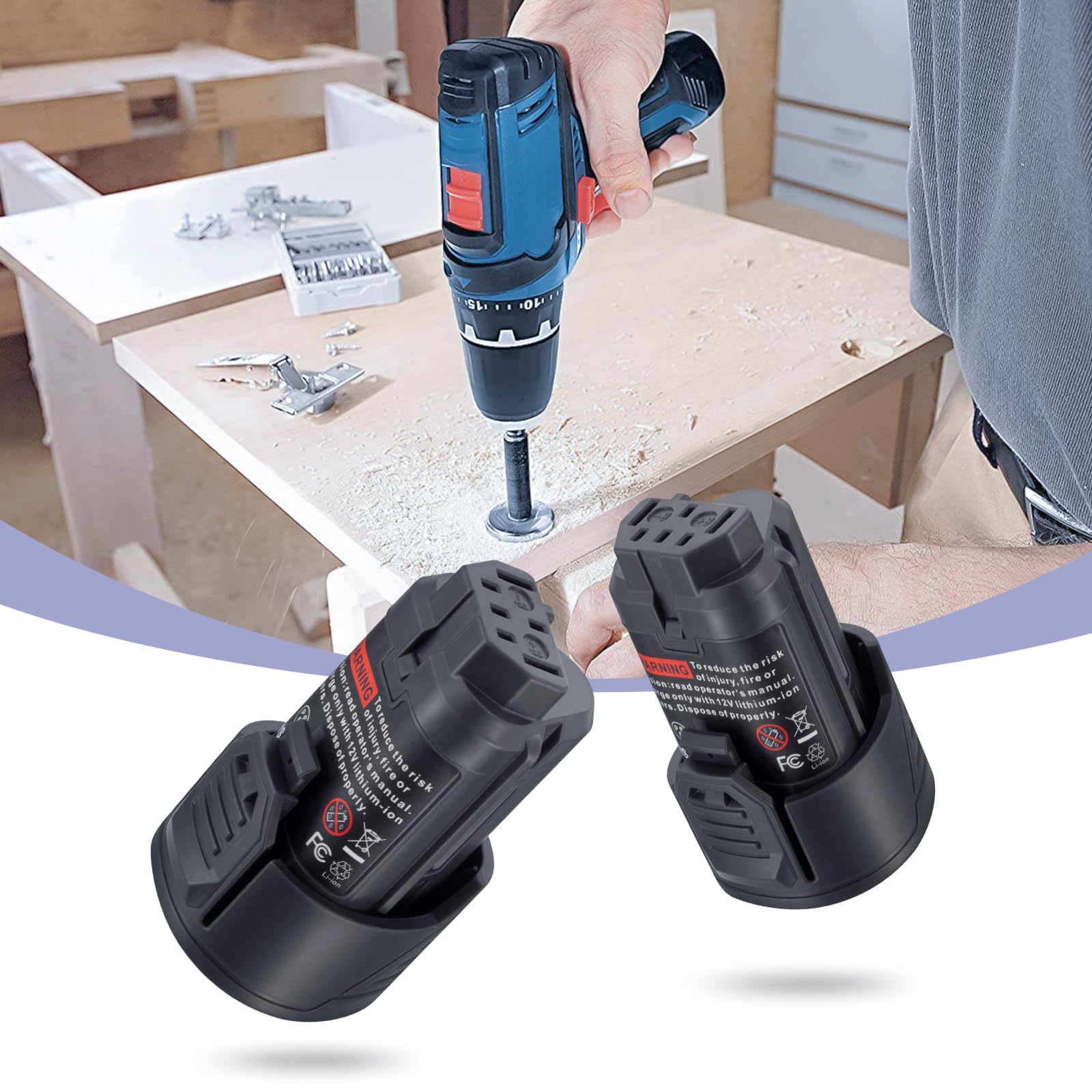Farmice charging-ready 12V battery demonstrates charging readiness and lifecycle protection.