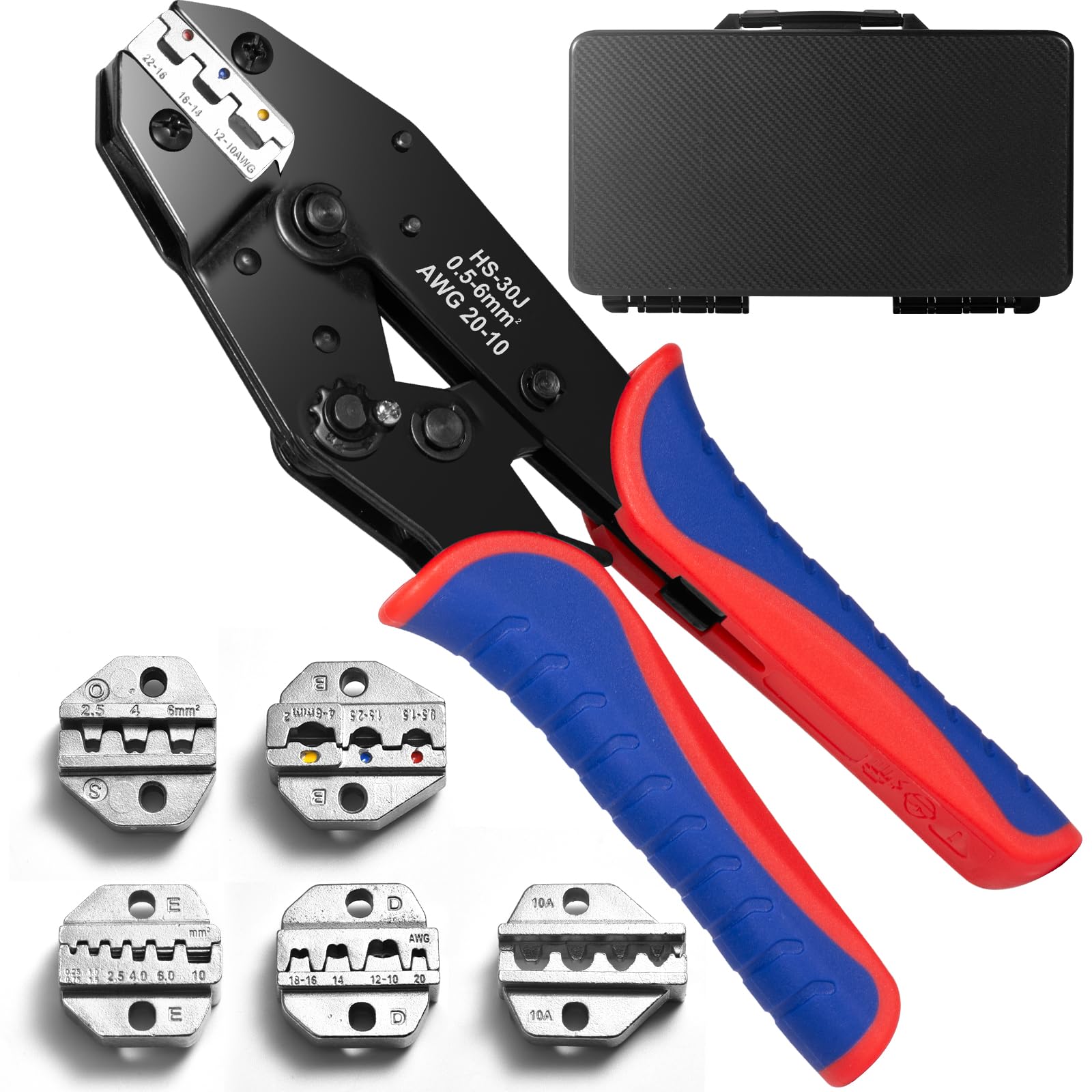 FarmNix 6PCS Crimping Tool Set delivers precise crimps for diverse electrical projects.
