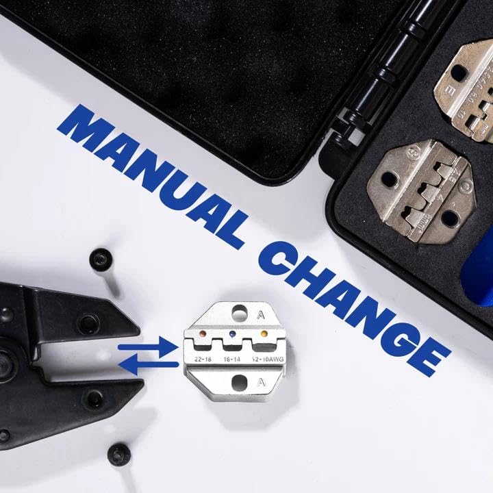 FarmNix non-insulated terminal die supports open barrel terminals.
