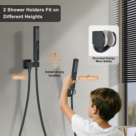 FAROLAN diverter trim enables easy mode switching during showers
