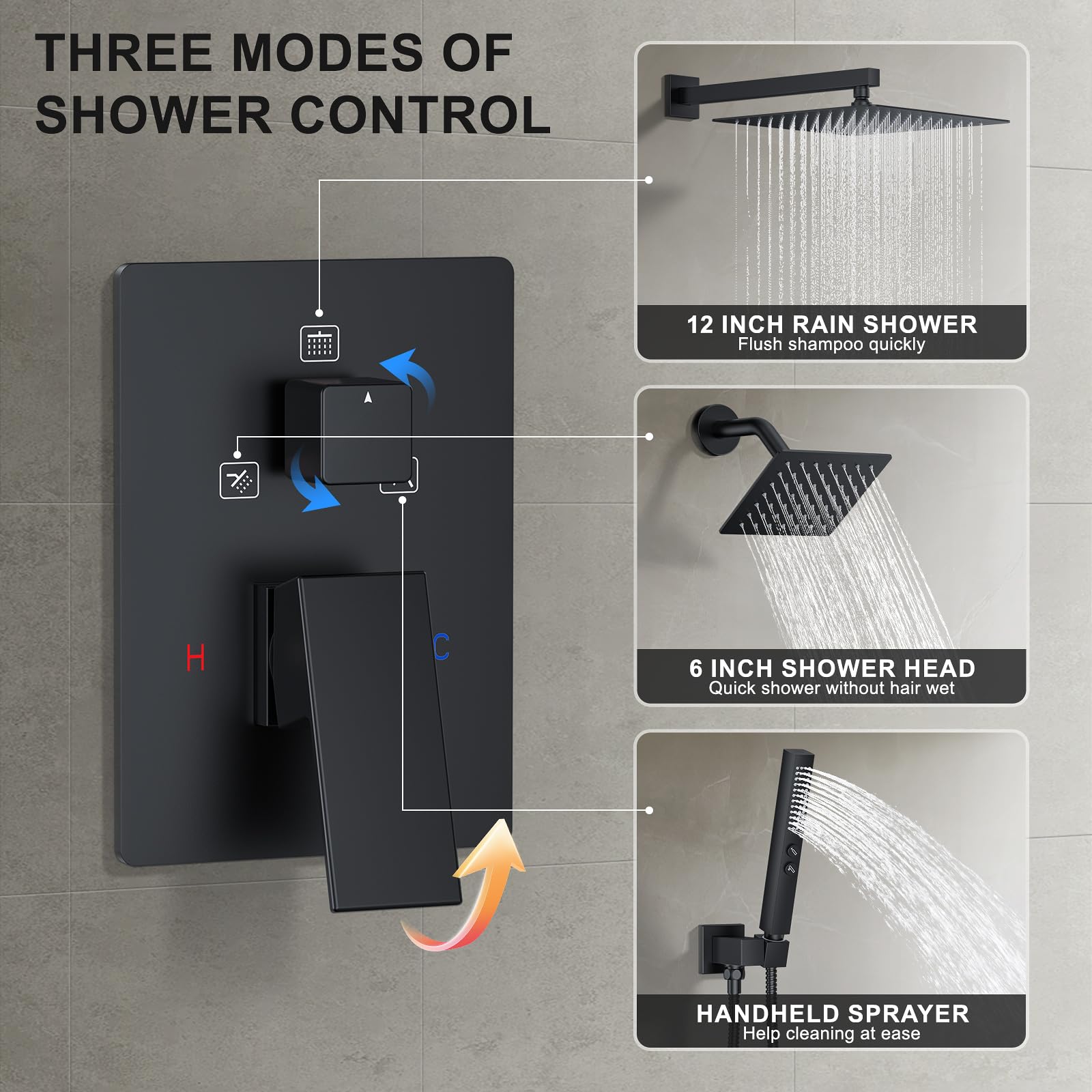 FAROLAN self-cleaning silicone nozzles reduce mineral buildup