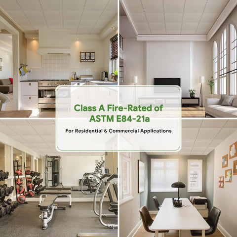 Fasarxiu ceiling tile 24x24 drop-in installation—quick upgrades for spaces.
