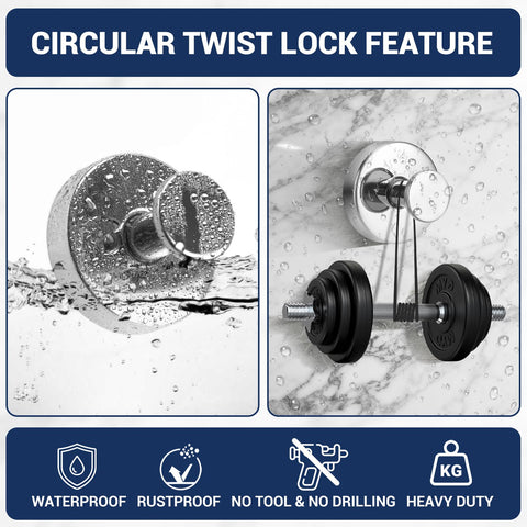 Fasbeu suction cup hooks on glass and mirror are rustproof and easy to reposition