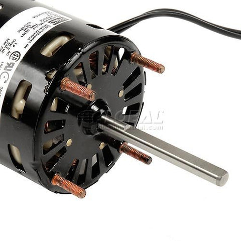 Fasco D1124 label closeup displaying 115V and 1550 RPM specifications.