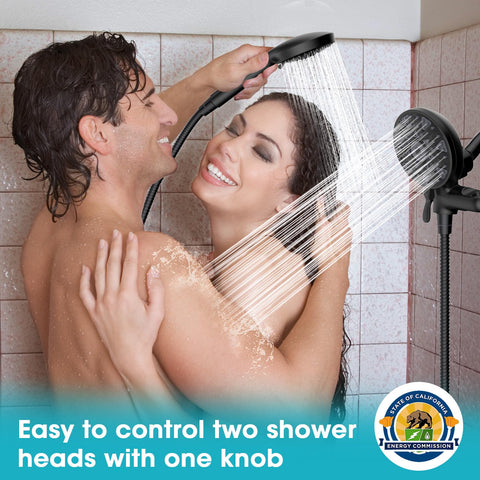 FASDUNT easy installation kit works with standard shower fittings.