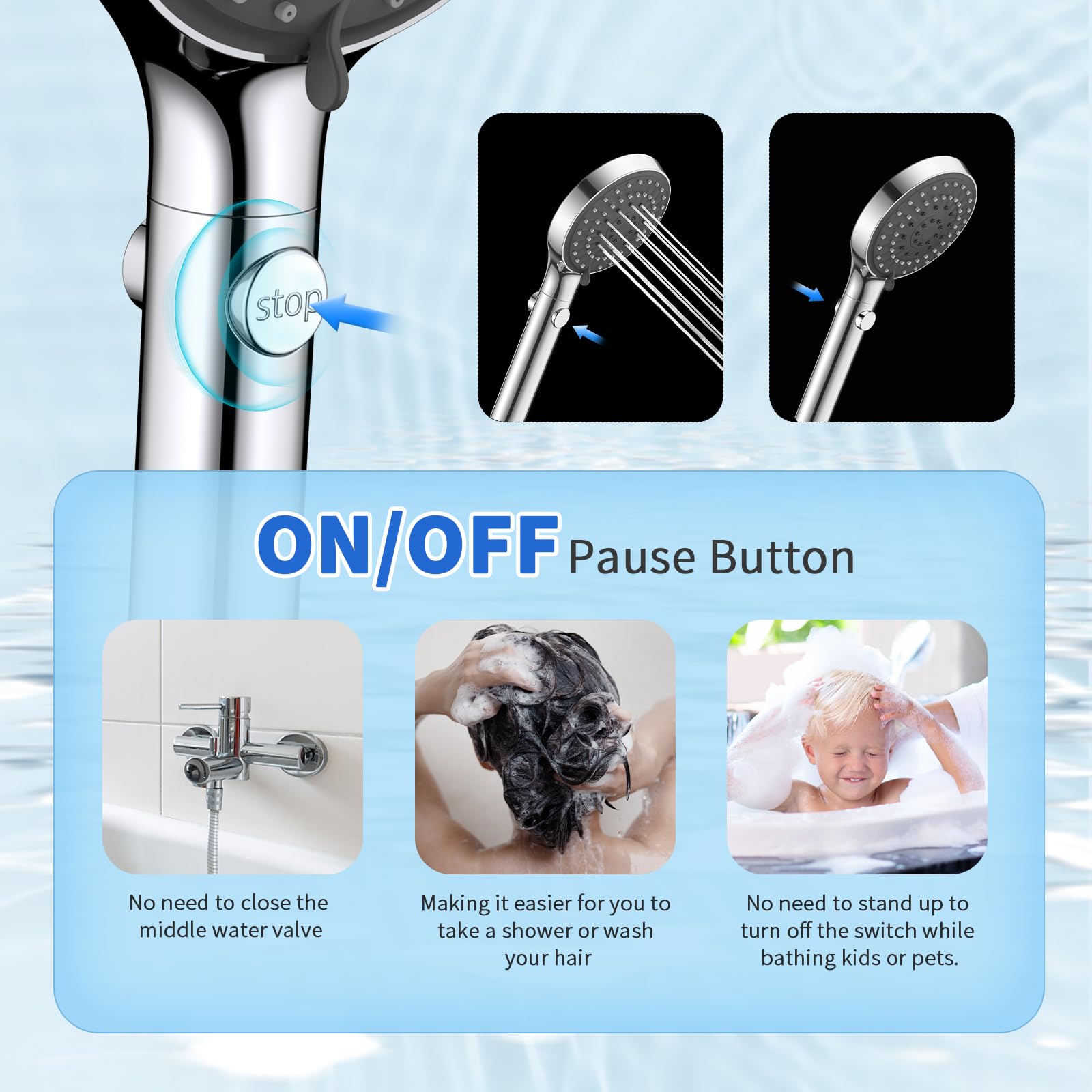 FASDUNT self-cleaning silicone nozzles minimize buildup for steady flow