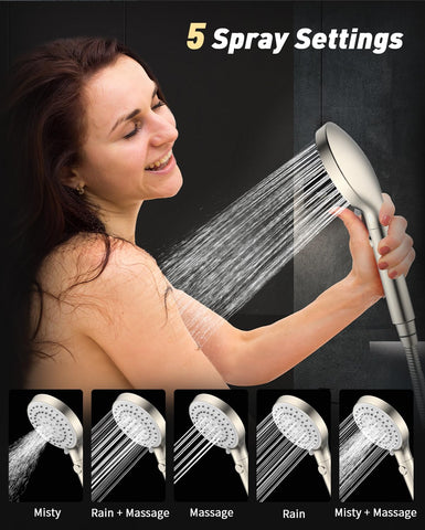 FASDUNT self-cleaning silicone nozzles reduce grime buildup