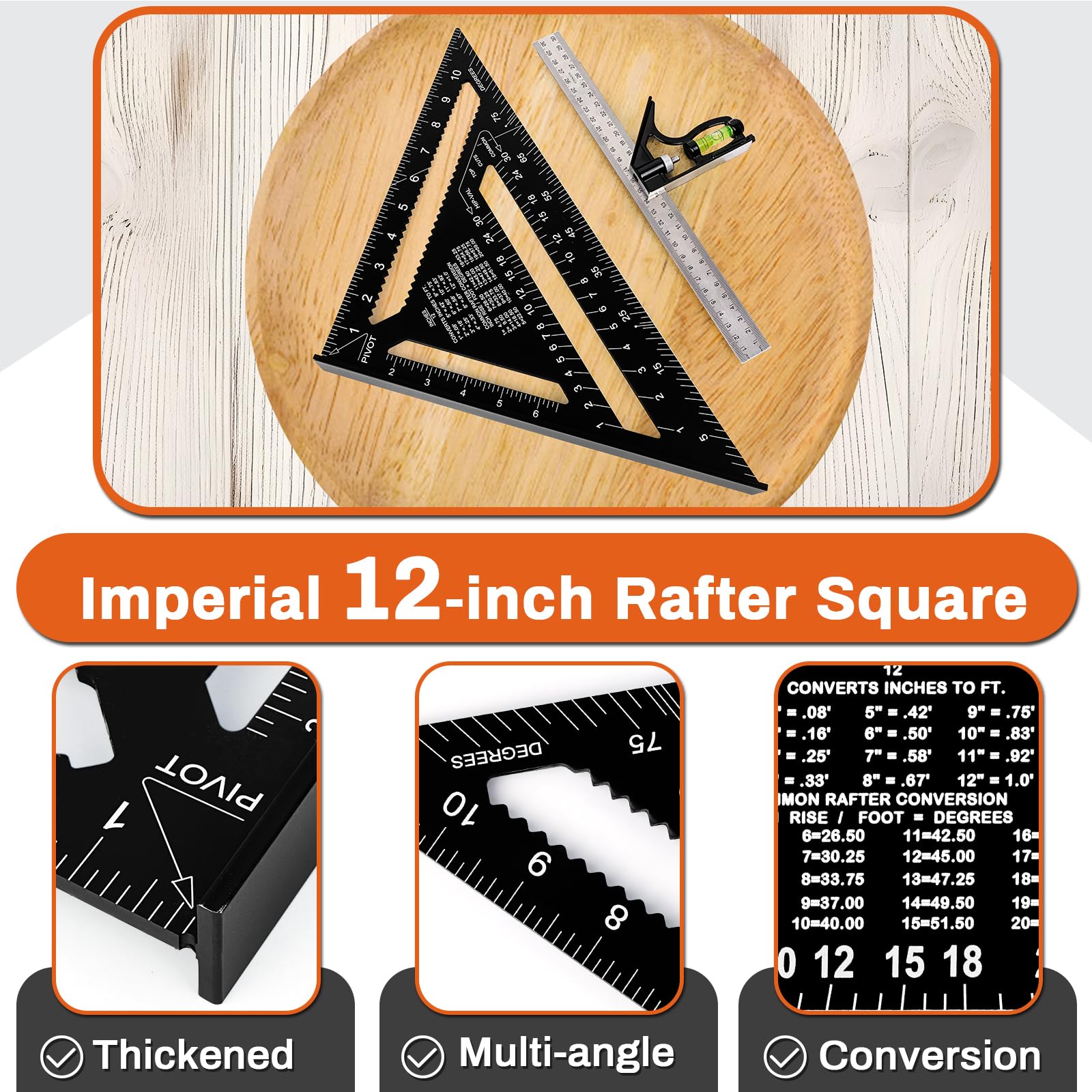 Fasouna protractor angles for accurate angle transfer and marking.