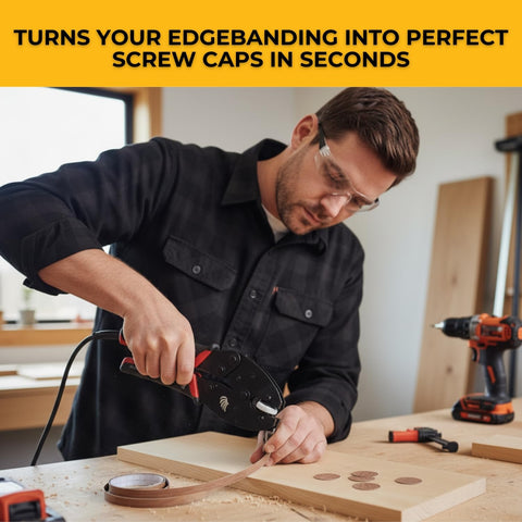 FastCap Custom Color Punch Kit Basic hole punch tool in action for accurate perforations