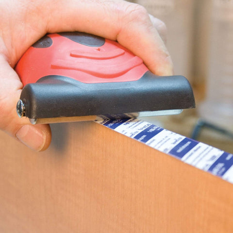 Non-marring wheels protect laminate surfaces while you roll