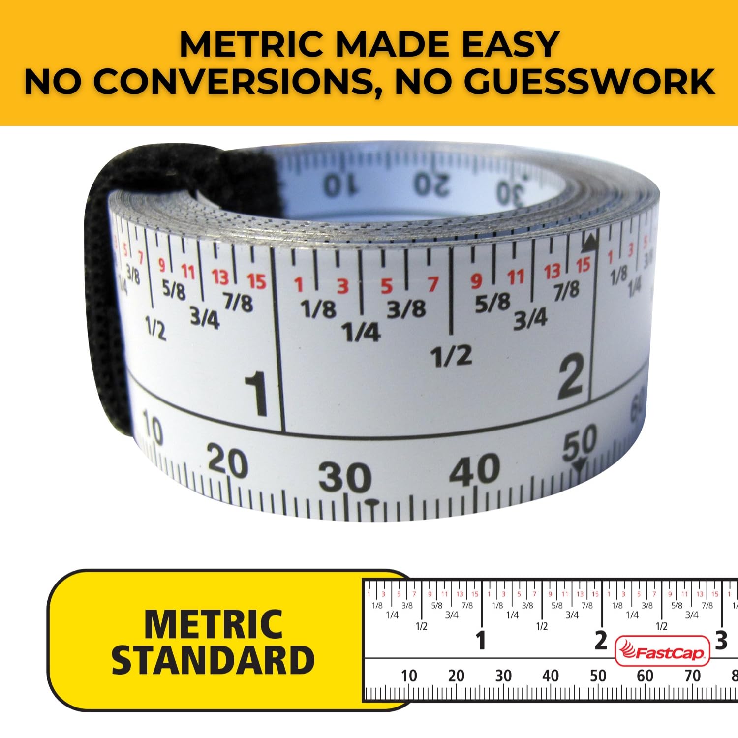 SpeedTape adhesive on the tape edge enables effortless installation.