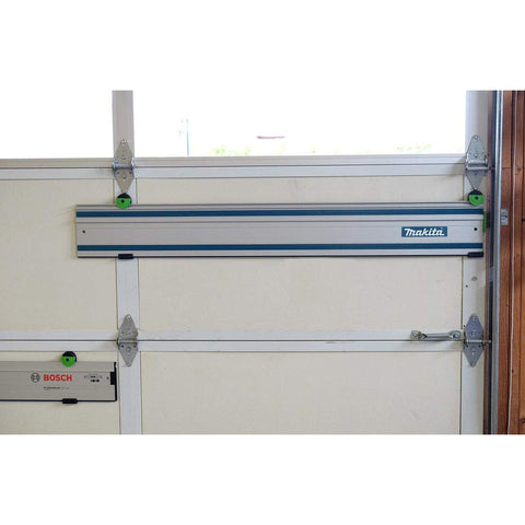 FastCap Track Rack cam lock detail for secure storage during transport