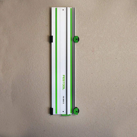 FastCap Track Rack compatibility with Makita, DeWalt, Festool track guides