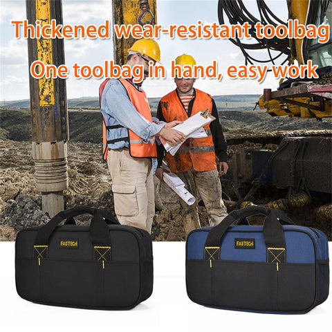 FASTECH 14-inch tool bag thickened handle for comfortable transport.