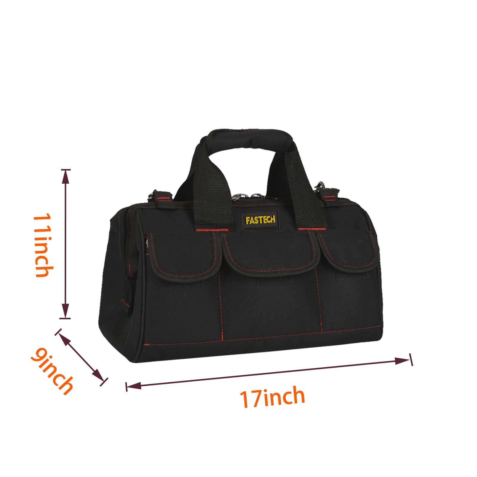 FASTech tote bag metal zipper offers durable smooth operation