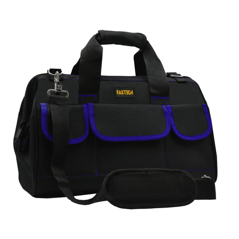 FASTECH 20inch tool bag with blue edge design for organized storage.