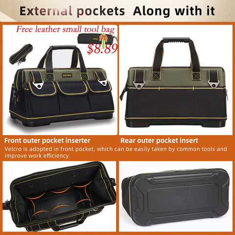 FASTECH interior pockets organize tools for efficient use
