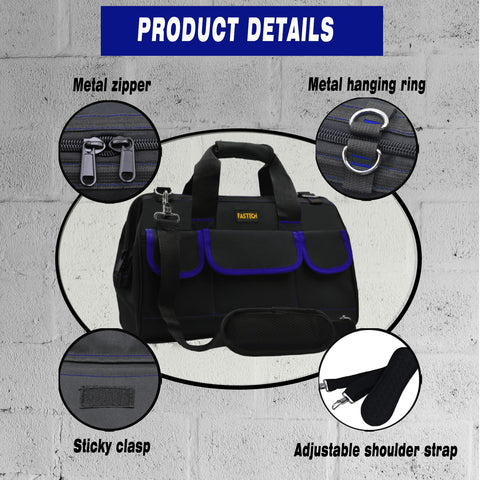 FASTECH heavy-duty metal zippers boost durability and quick access.