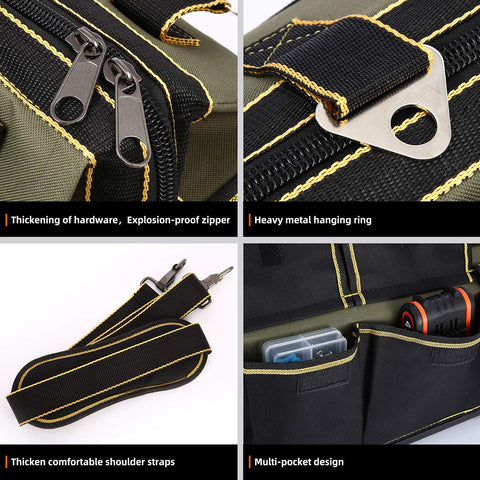 Fastech interior pockets keep tools organized on the go