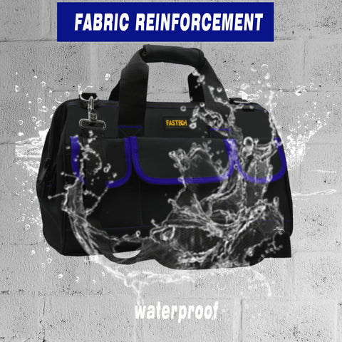 FASTECH padded shoulder straps reduce carrying strain.