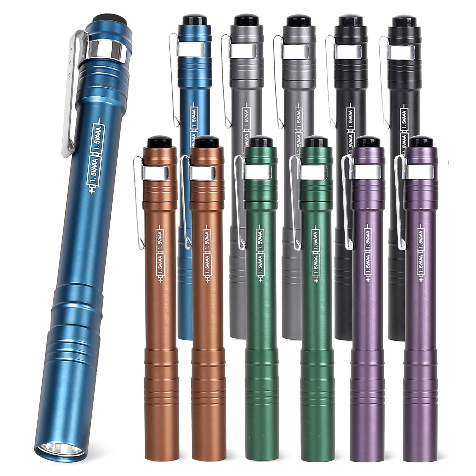 FASTPRO 12-pack pen light set ready for quick inspections in any setting.