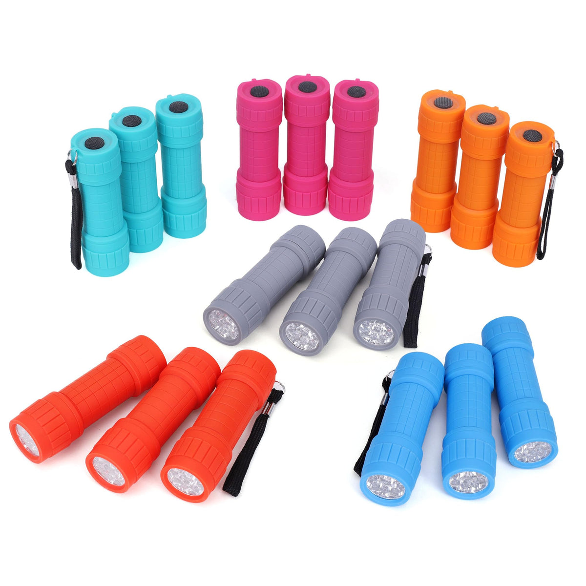 FASTPRO 18-pack mini flashlights with compact-design for quick tasks
