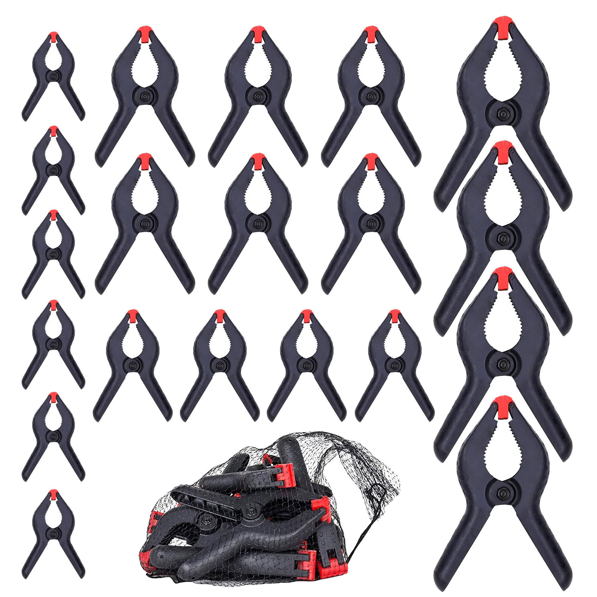 FASTPRO 6-1/2in nylon spring clamp for secure holding during projects.