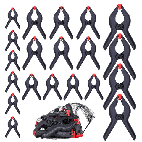FASTPRO 6-1/2in nylon spring clamp for secure holding during projects.