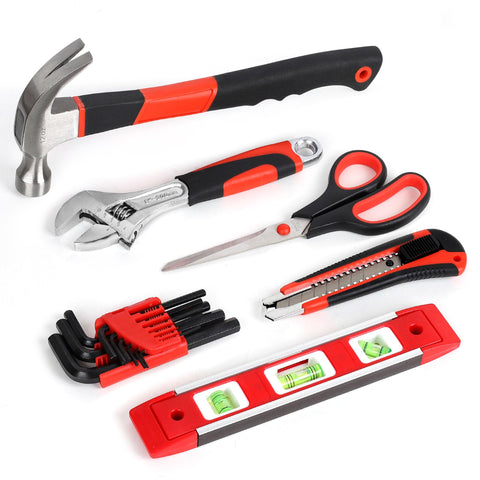 FASTPRO 220-Piece Tool Set magnetic screwdriver holder keeps bits handy