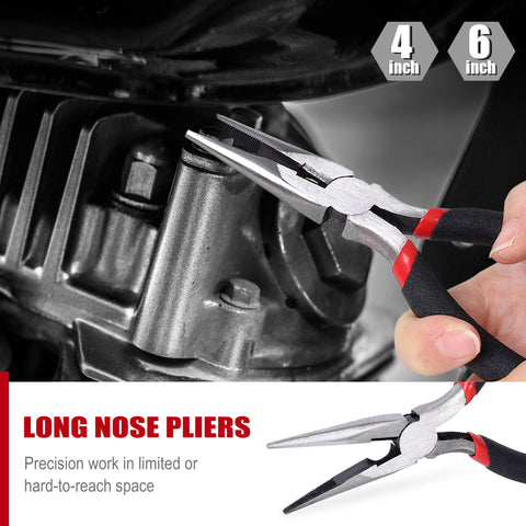 FASTPRO 6-inch diagonal-cut-pliers for clean wire cuts