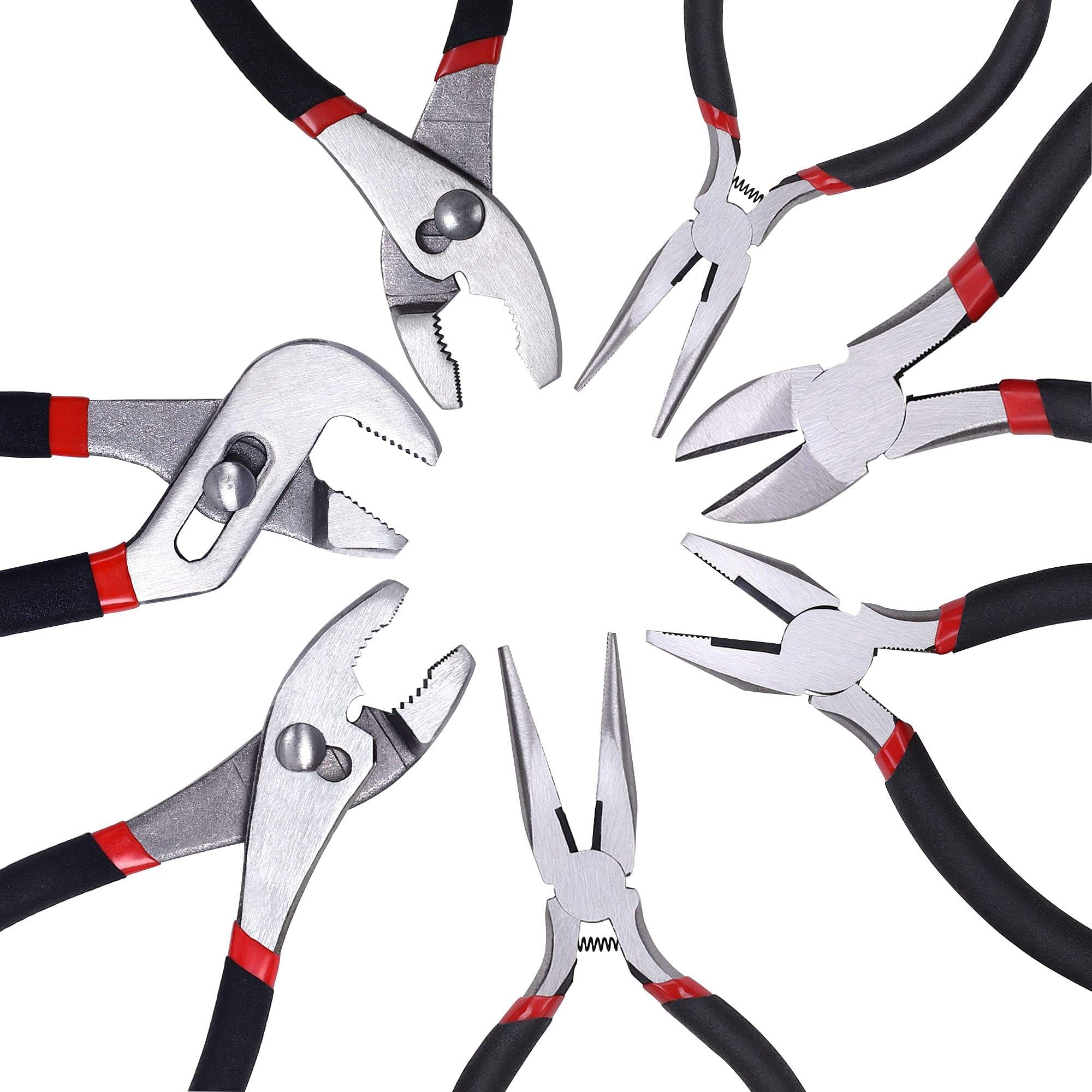 FASTPRO seven-piece pliers kit assembled showcases complete versatility