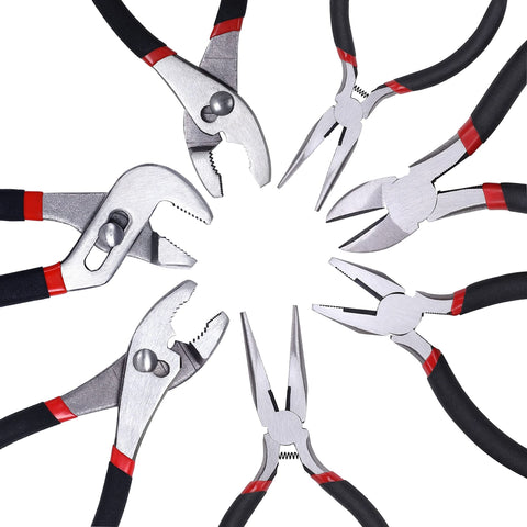 FASTPRO seven-piece pliers kit assembled showcases complete versatility