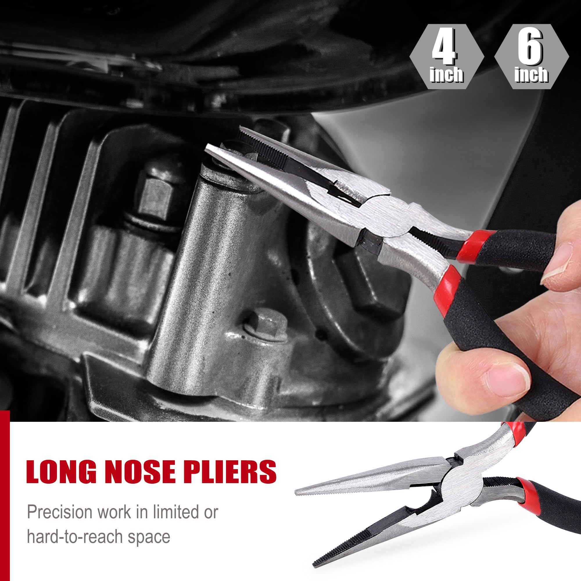 FASTPRO linesman pliers offer powerful cutting and bending possibilities