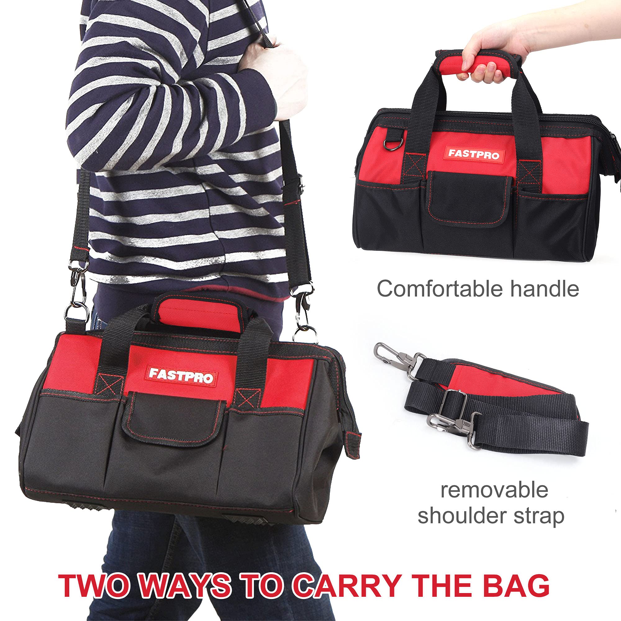 FASTPRO adjustable shoulder strap for comfortable carry