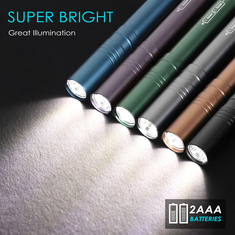 FASTPRO anodized aluminum pen light offers durable, lightweight performance for everyday tasks.