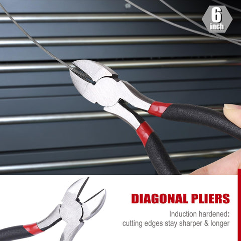 FASTPRO dipped-handle-pliers grip: cushioned comfort during use