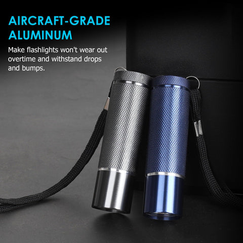 FASTPRO 100-lumen flashlight provides bright, portable lighting for quick tasks.