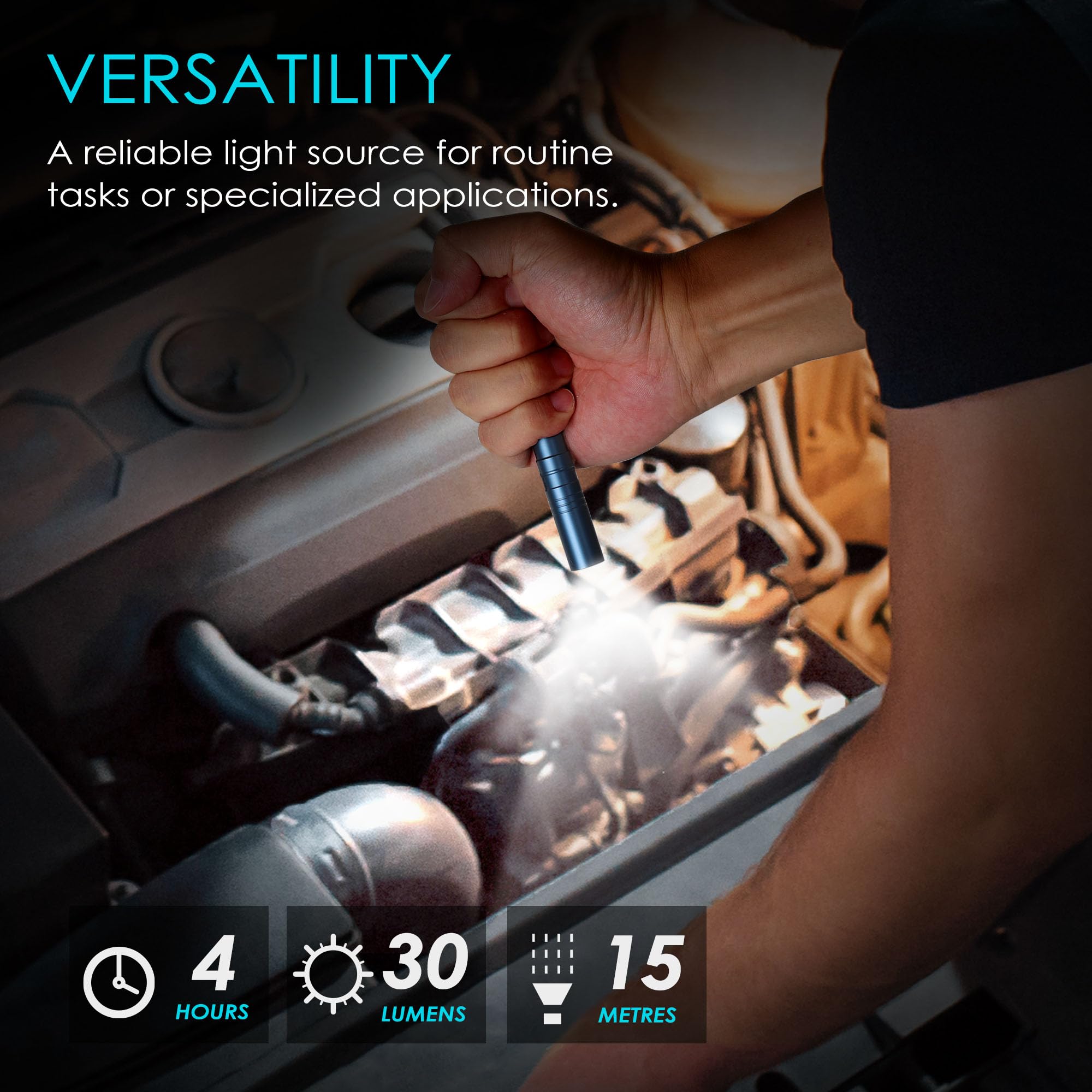FASTPRO pen light ideal for inspections and repairs in low light.