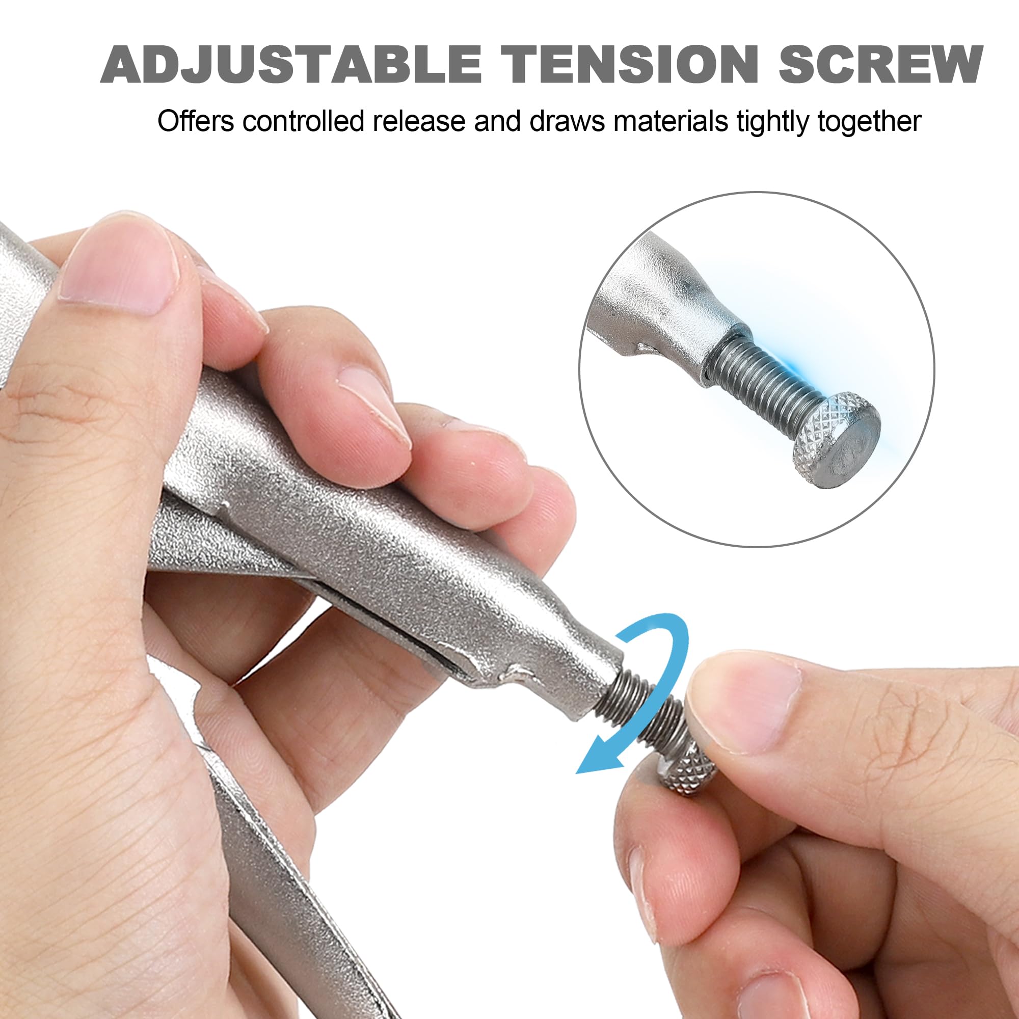 FASTPRO locking pliers 10-inch curved jaw delivering strong leverage for tough tasks.