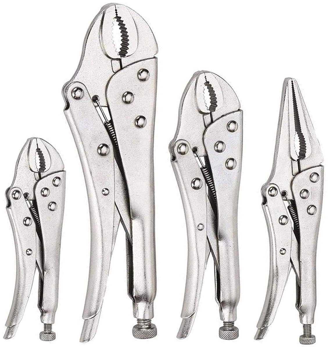 FASTPRO locking pliers 5-inch curved jaw for secure gripping and precision handling.